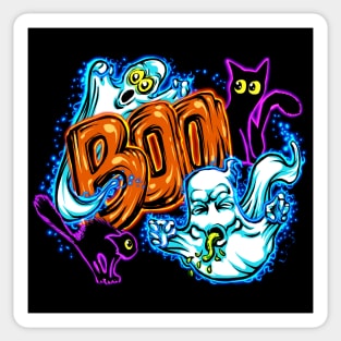 Spooky Ghosts Sticker